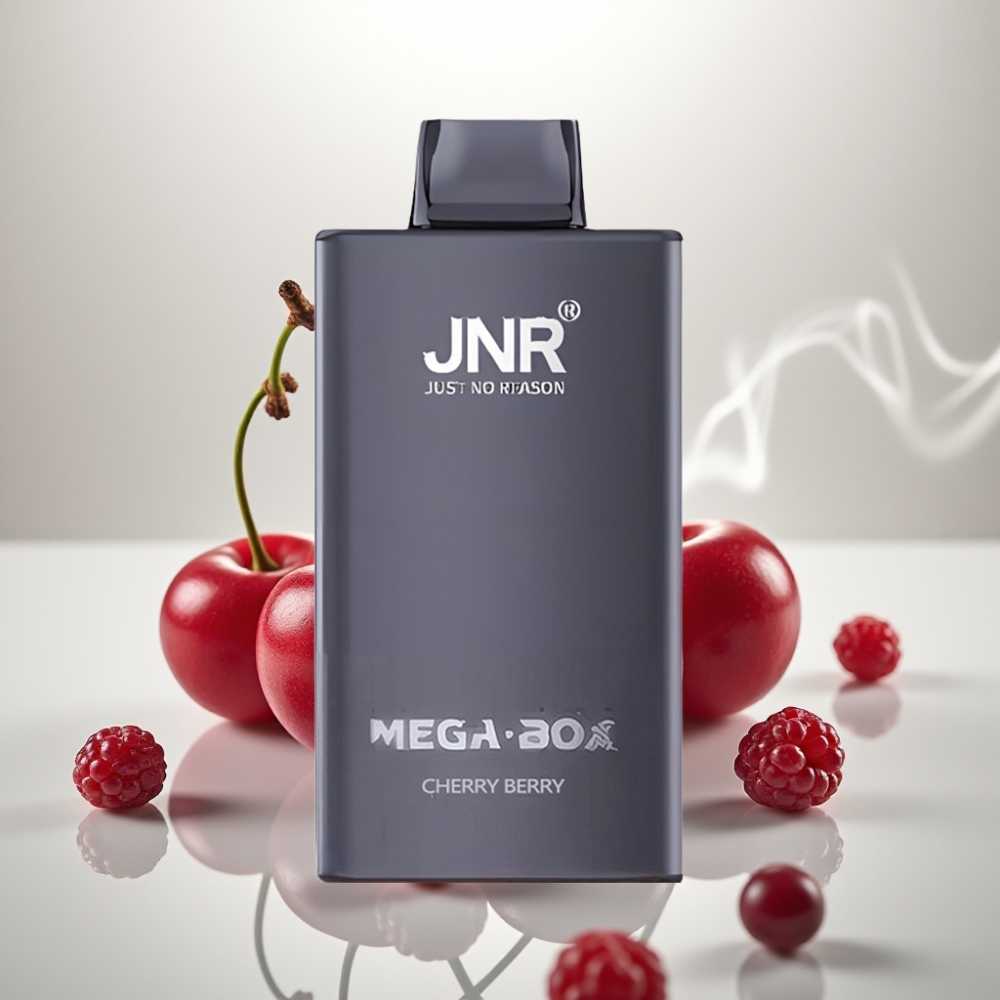 JNR Mega Box 25000 Puffs Dual Mesh Cherry Berry Disposable Vape