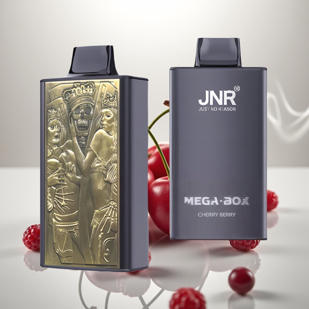 JNR Mega Box 25000 Puffs Dual Mesh Cherry Berry Disposable Vape