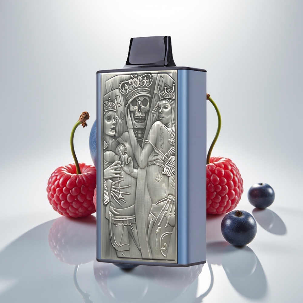 JNR Mega Box 25000 Puffs Dual Mesh Disposable Vape Blue Razz Cherry