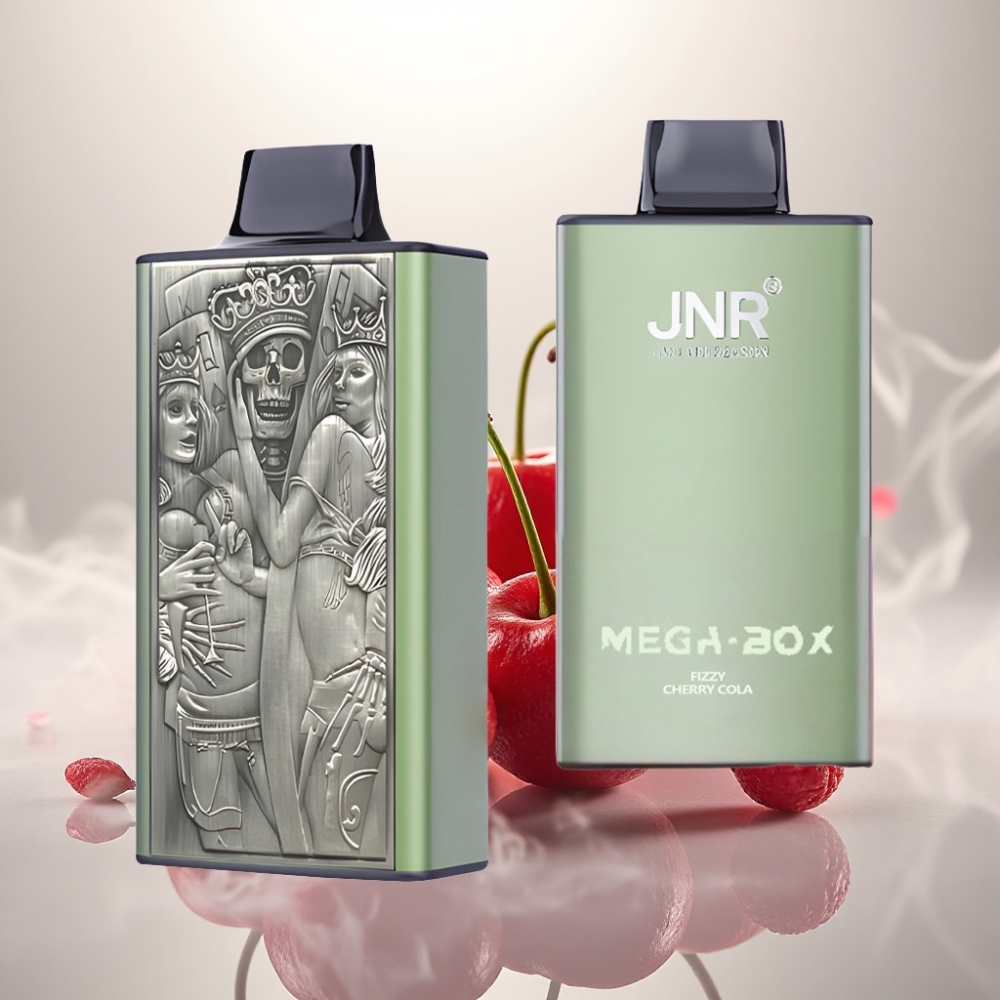 JNR Mega Box 25000 Puffs Dual Mesh Disposable Vape Fizzy Cherry Cola