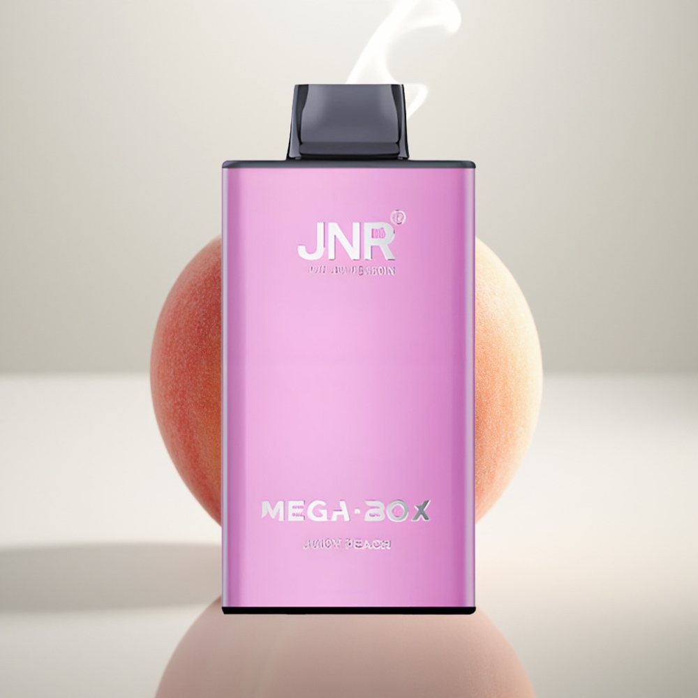 JNR Mega Box 25000 Puffs Dual Mesh Disposable Vape Juicy Peach