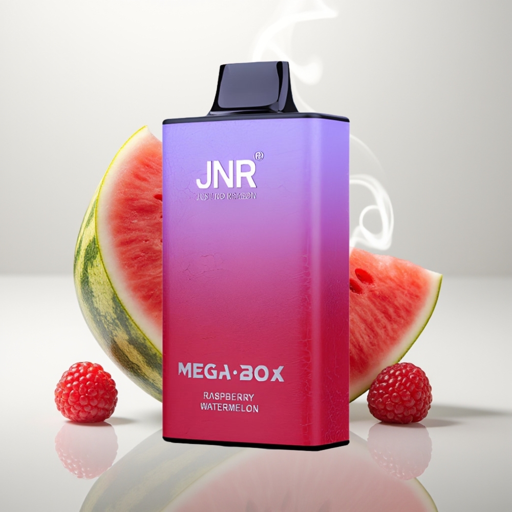 JNR Mega Box 25000 Puffs Dual Mesh Disposable Vape Raspberry Watermelon