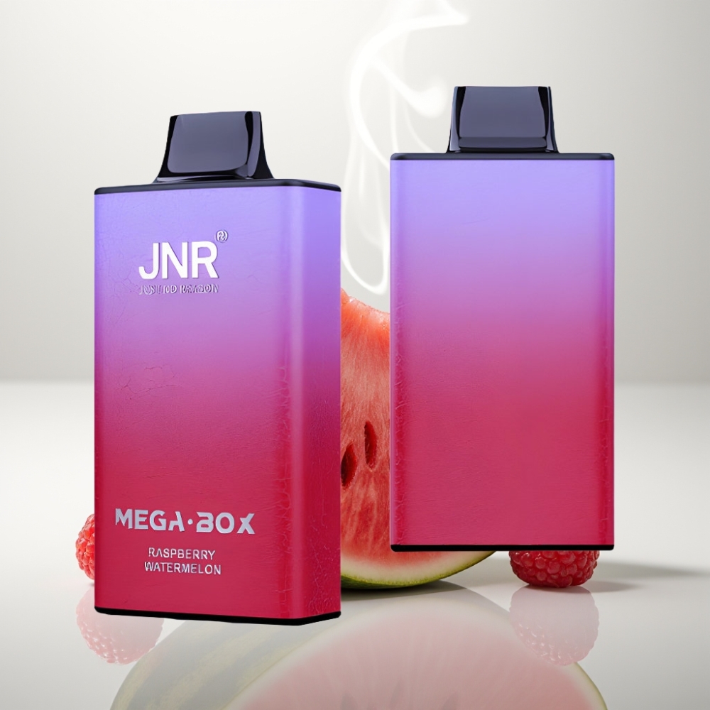 JNR Mega Box 25000 Puffs Dual Mesh Disposable Vape Raspberry Watermelon