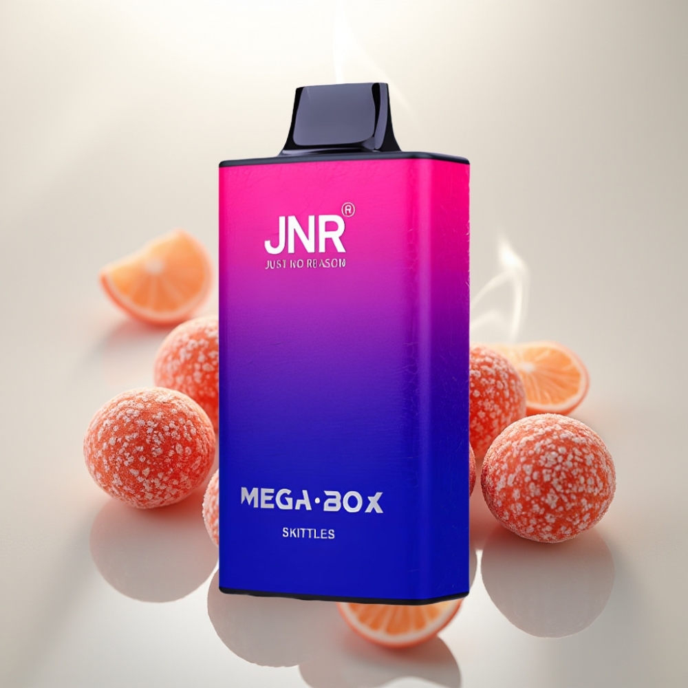 JNR Mega Box 25000 Puffs Dual Mesh Disposable Vape Skittles