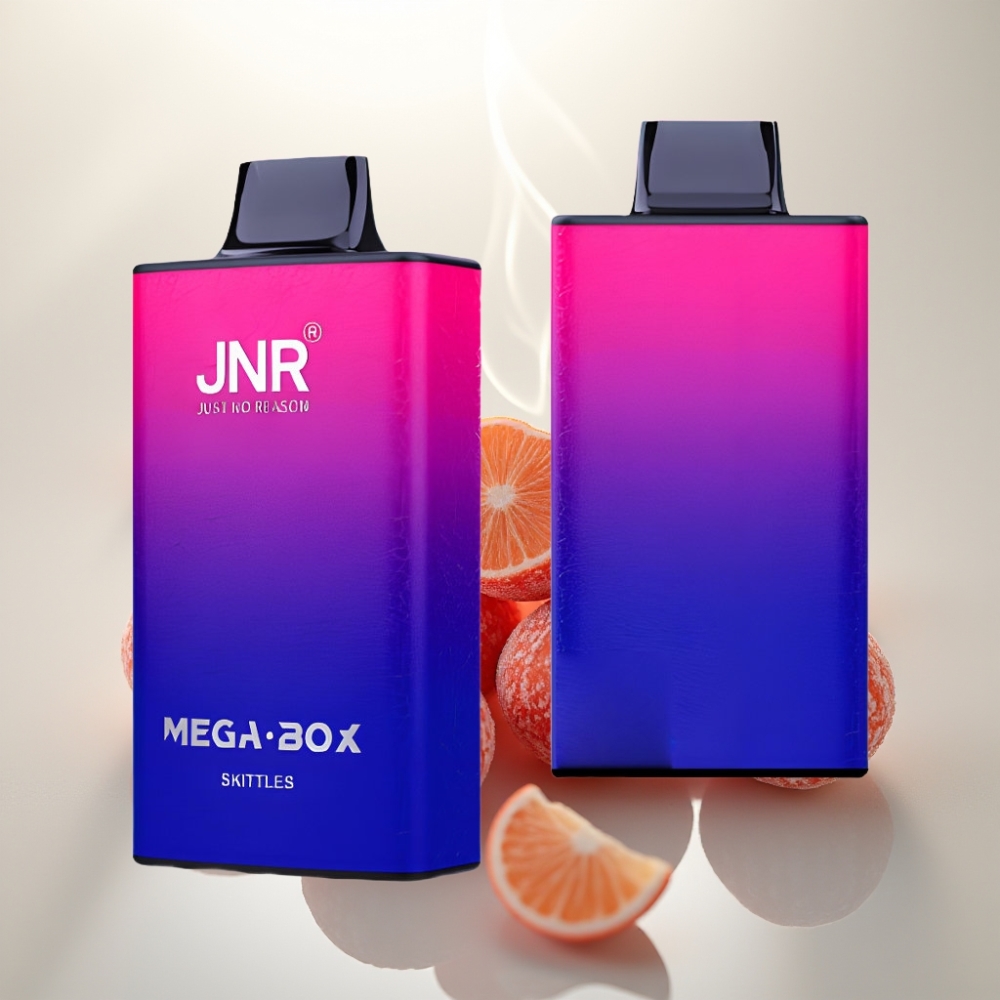 JNR Mega Box 25000 Puffs Dual Mesh Disposable Vape Skittles
