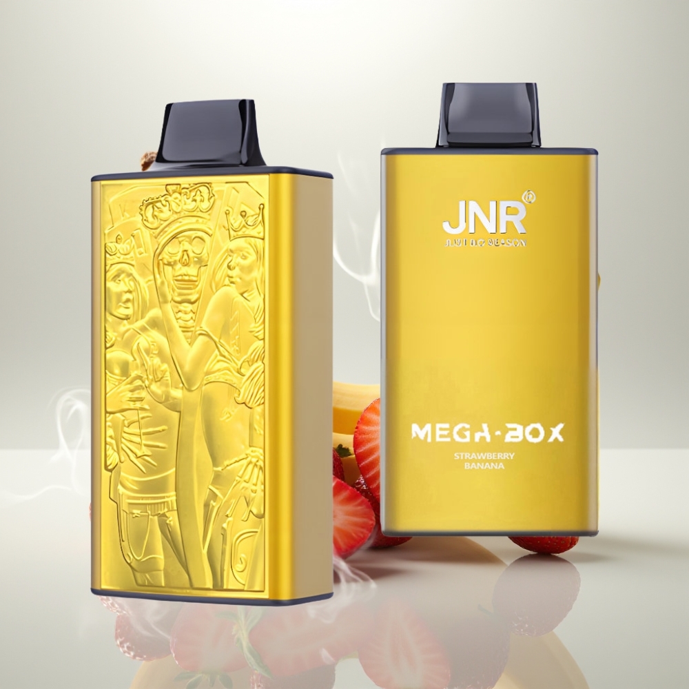 JNR Mega Box 25000 Puffs Dual Mesh Disposable Vape Strawberry Banana