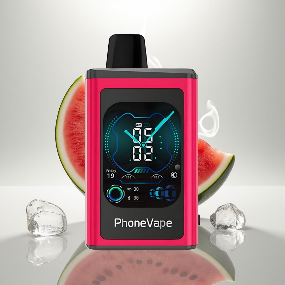 JNR PhoneVape 30000 puffs Rechargeable App Controlled Watermelon Ice