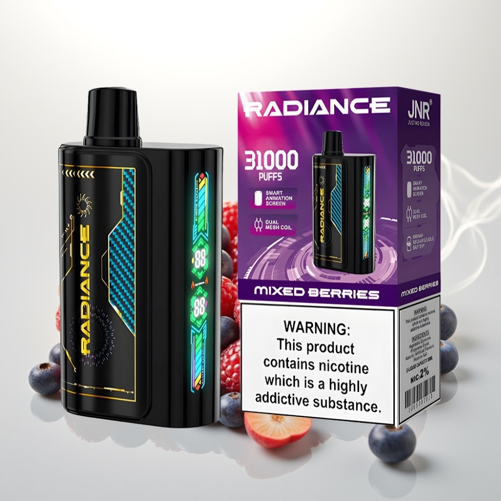 JNR Radiance 31000 Puffs Dual Mesh Mixed Berries Disposable Vape