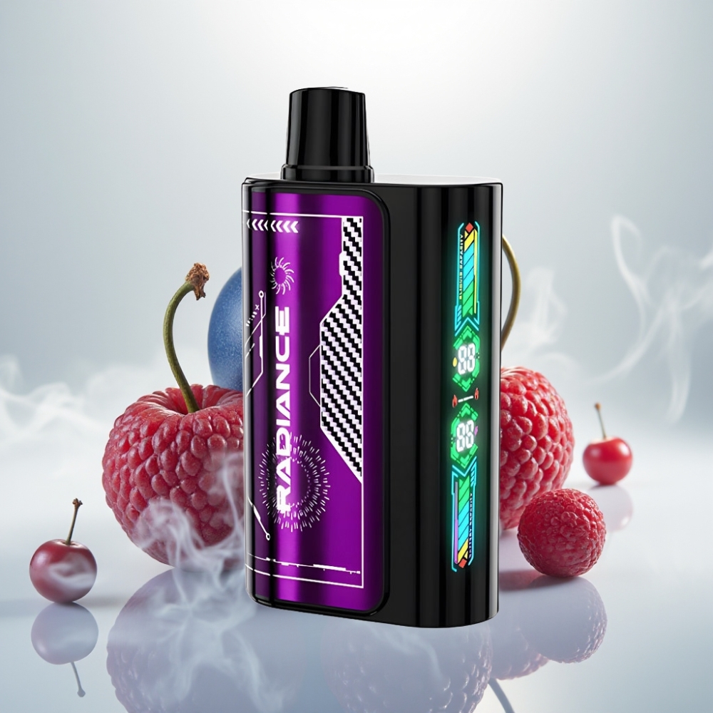 JNR Radiance 31000 Puffs Dual Mesh Rechargeable BLUE RAZZ CHERRY