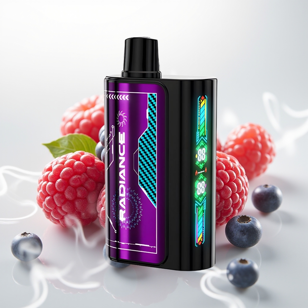JNR Radiance 31000 Puffs Dual Mesh Rechargeable BLUEBERRY SOUR RASPBERRY