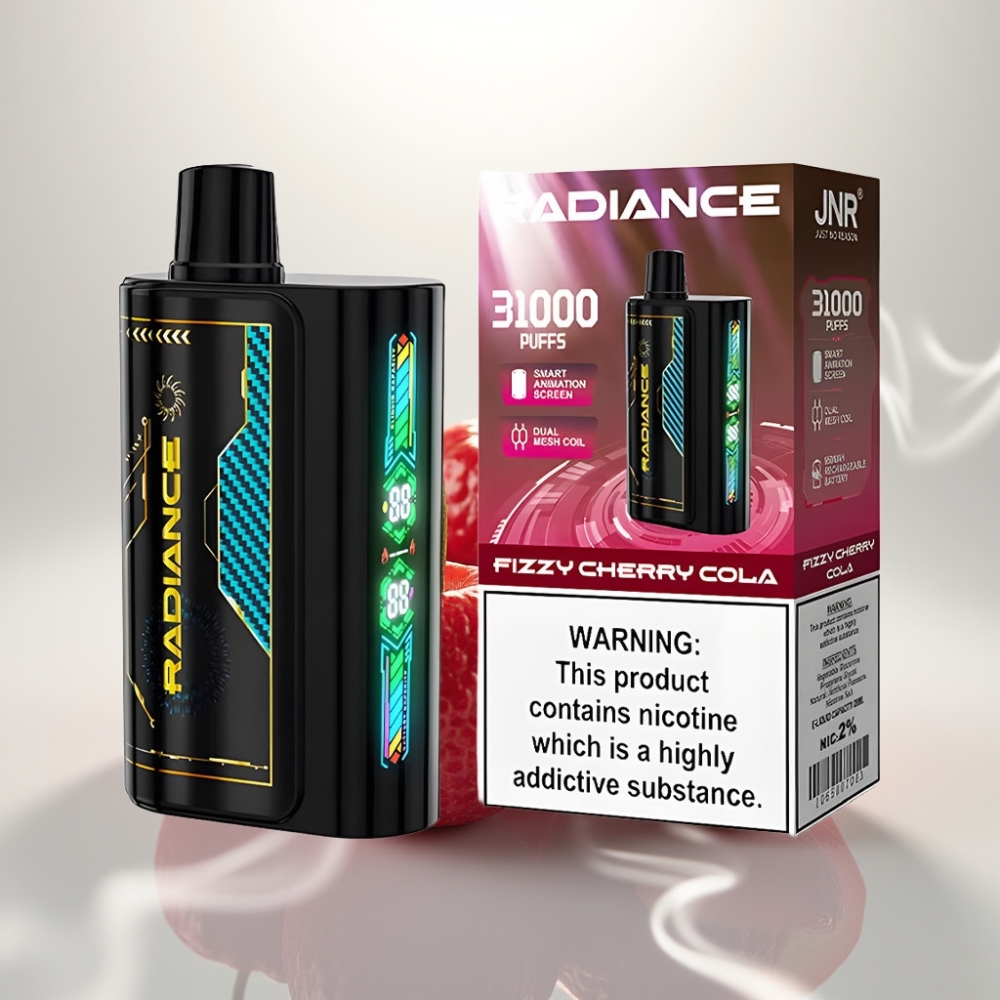 JNR Radiance 31000 Puffs Dual Mesh Rechargeable FIZZY CHERRY COLA