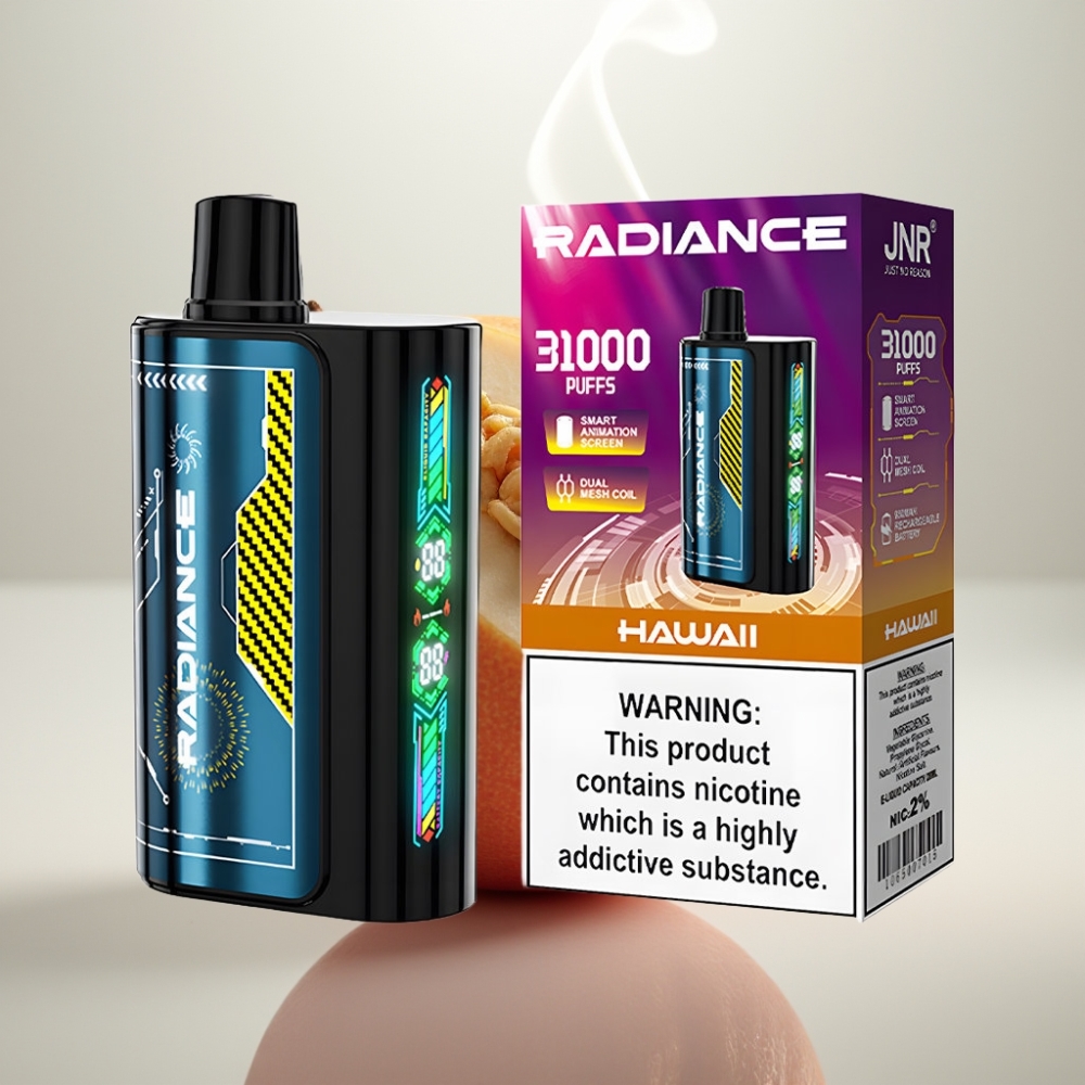 JNR Radiance 31000 Puffs Dual Mesh Rechargeable HAWAII