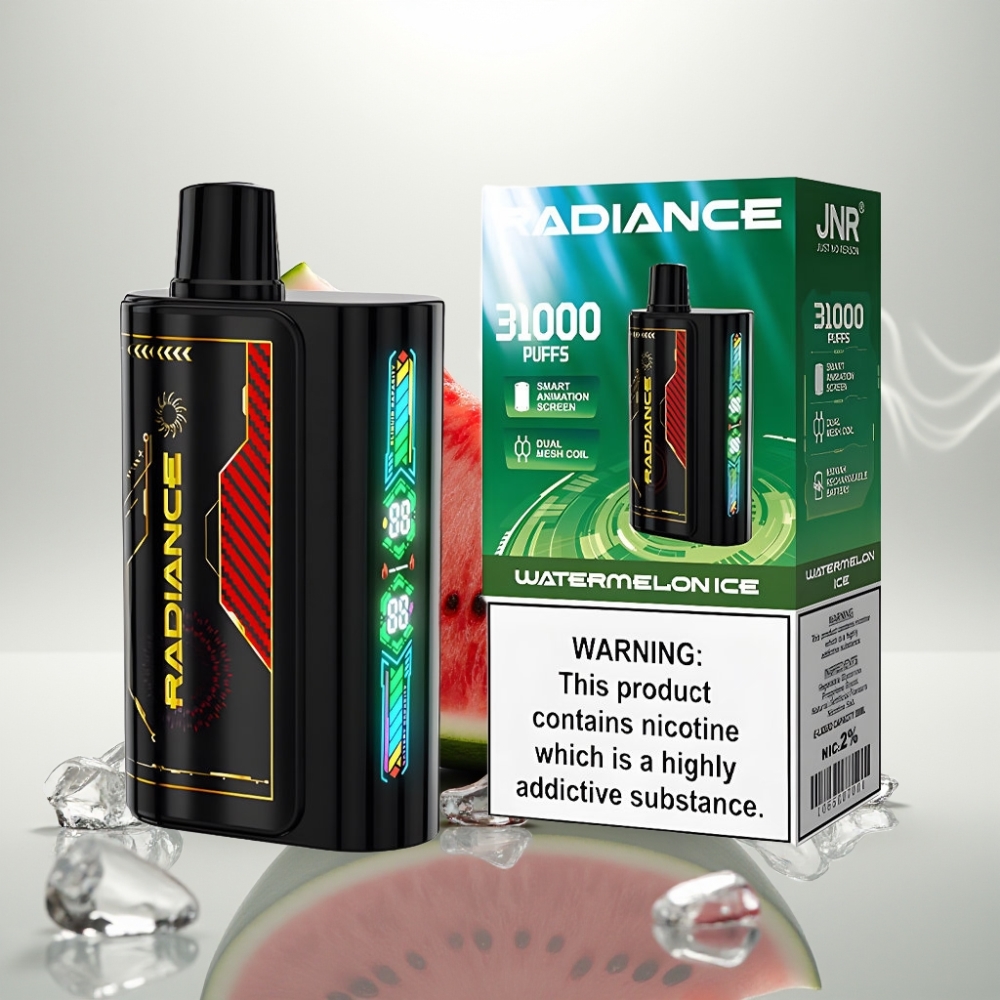 JNR Radiance 31000 Puffs Dual Mesh Rechargeable WATERMELON ICE