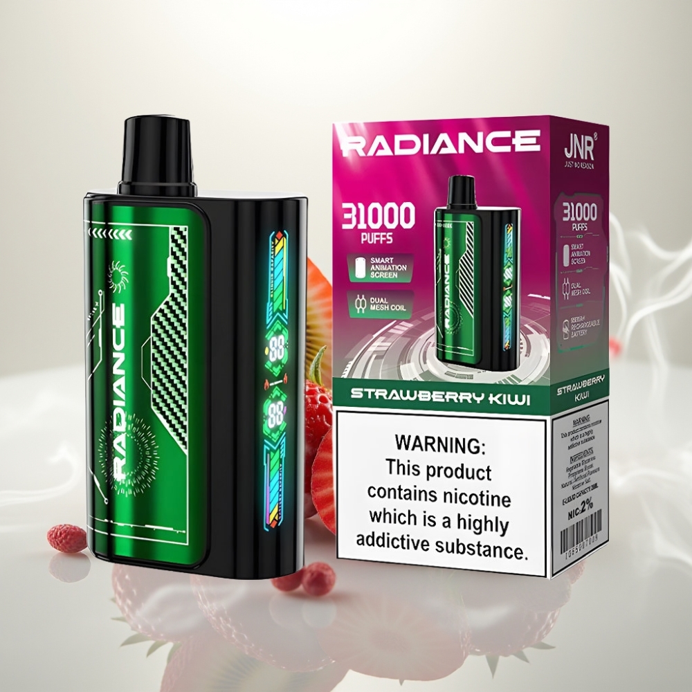 JNR Radiance 31000 Puffs Dual Mesh Strawberry Kiwi Disposable Vape