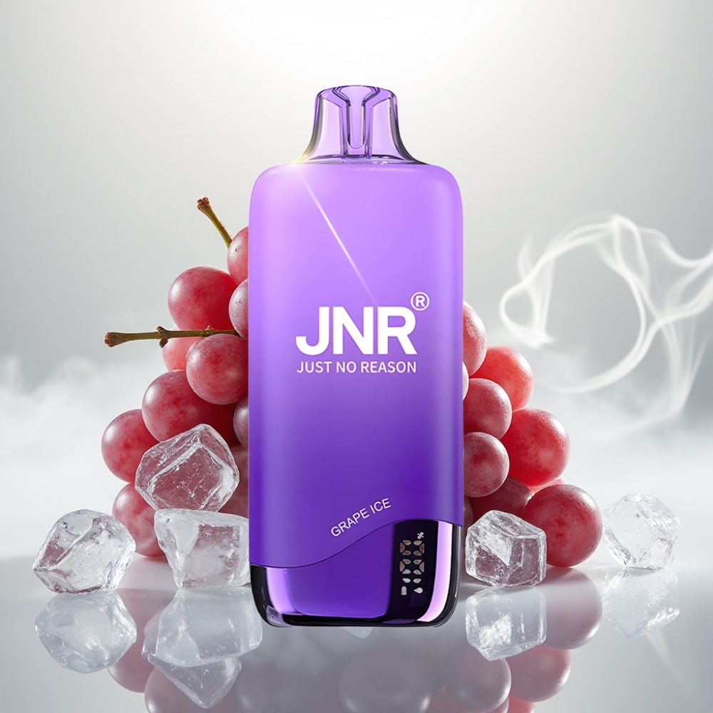 JNR Rainbow 10500 Puffs 18ml Grape Ice Disposable Vape