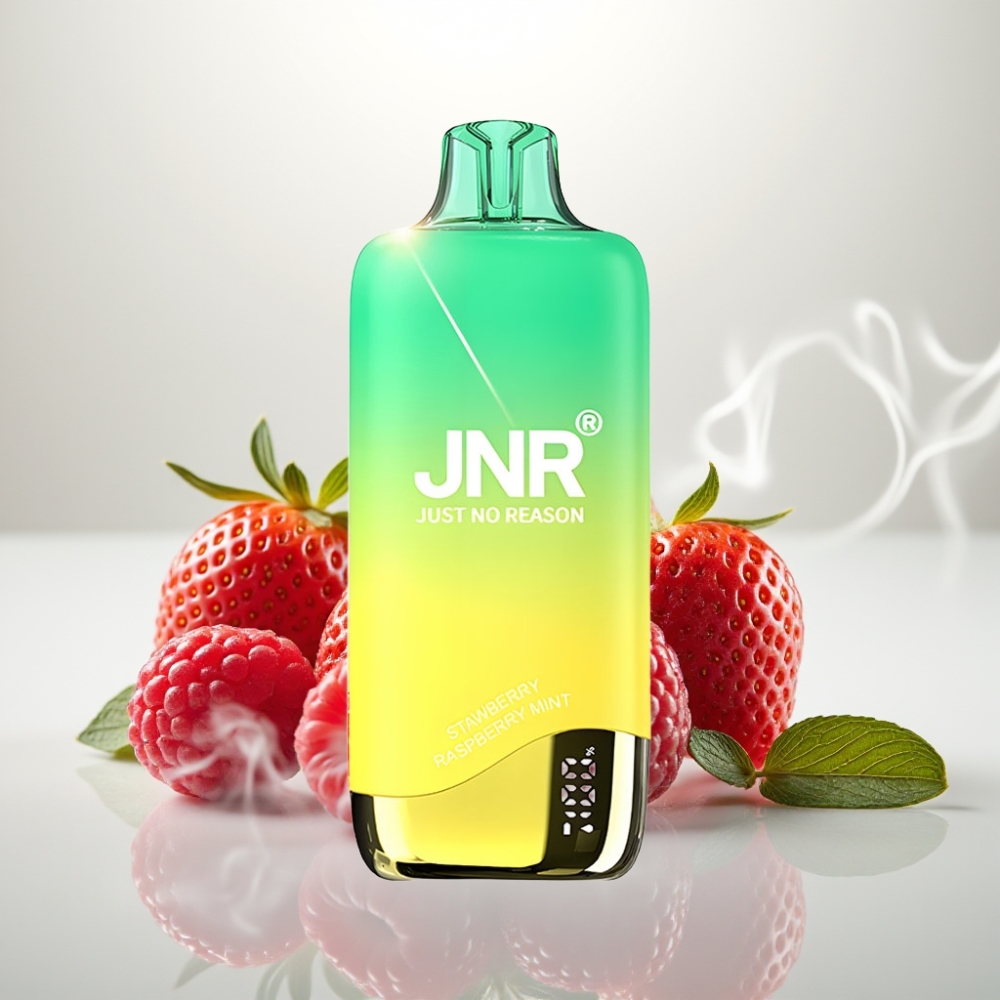JNR Rainbow 10500 Puffs 18ml Mesh Strawberry Raspberry Mint
