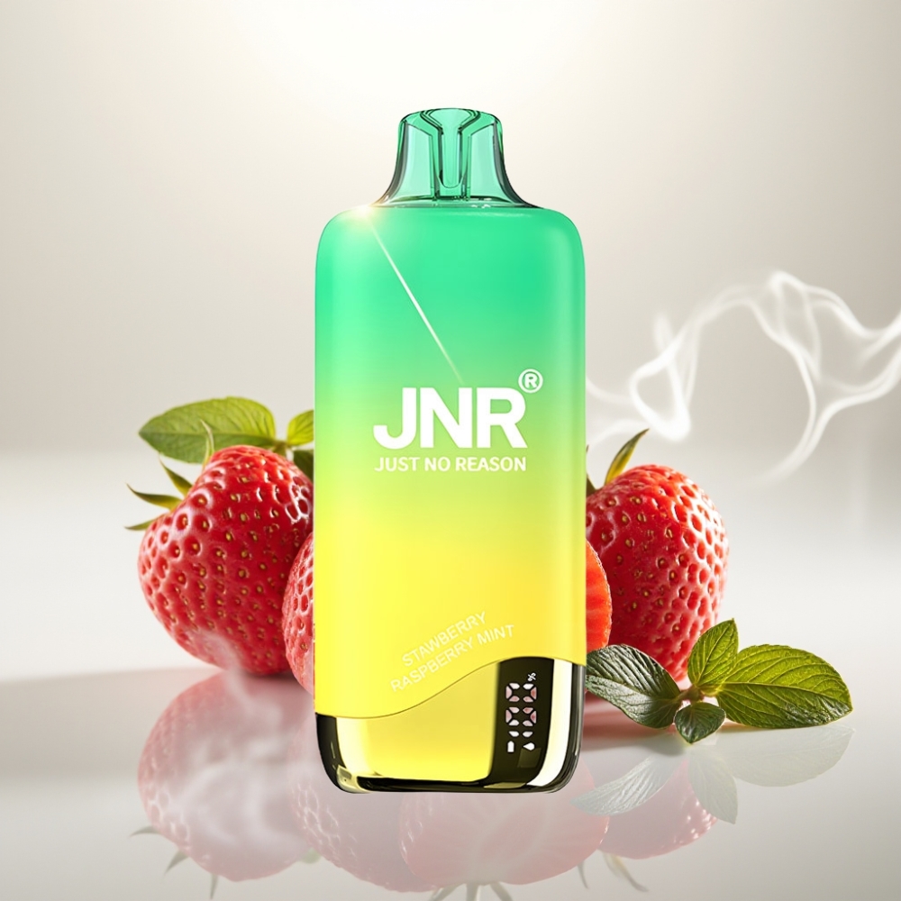 JNR Rainbow 10500 Puffs 18ml Strawberry Peachmint Disposable Vape