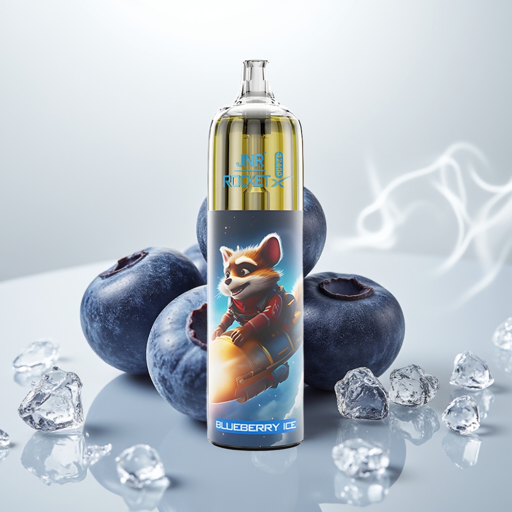 JNR Rocket-X 12400 Puffs Adjustable Airflow Mesh Coil Blueberry Ice