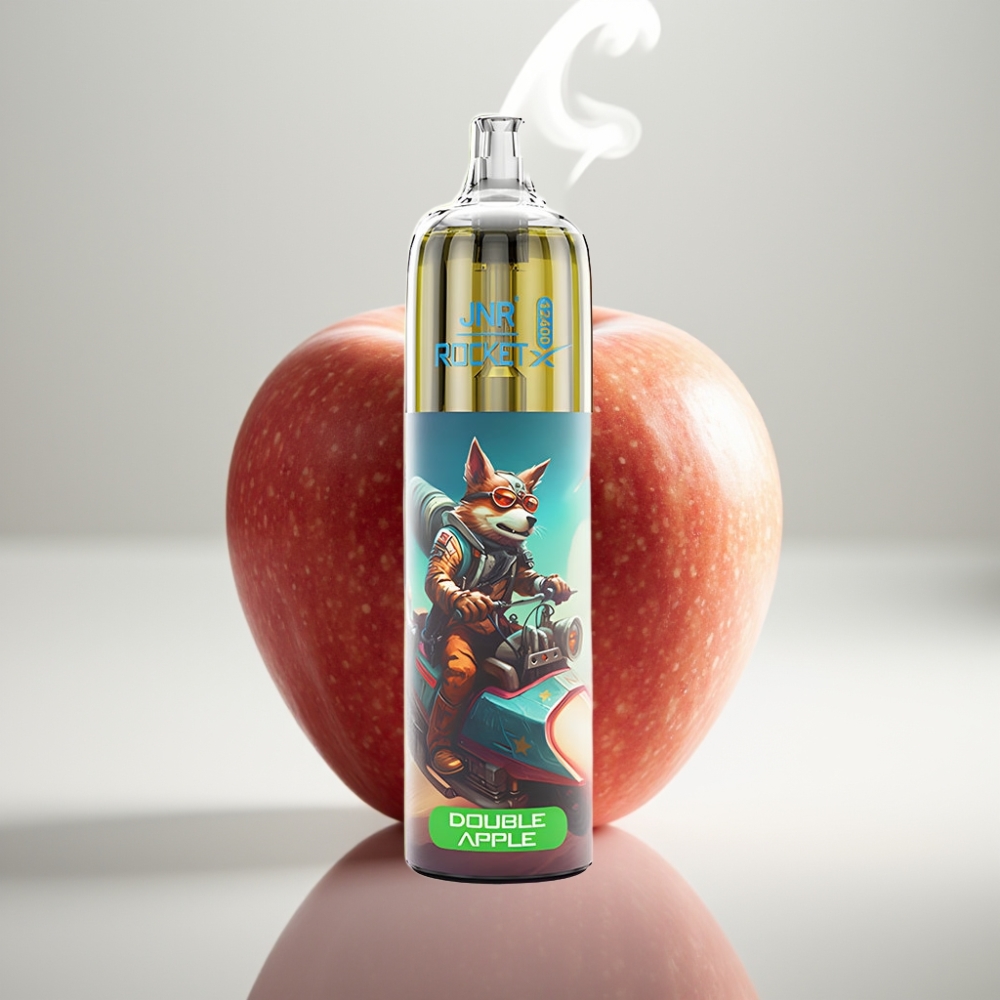 JNR Rocket-X 12400 Puffs Adjustable Airflow Mesh Coil Double Apple