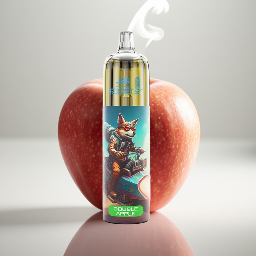 JNR Rocket-X 12400 Puffs Adjustable Airflow Mesh Coil Double Apple