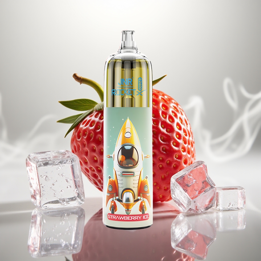 JNR Rocket-X 12400 Puffs Adjustable Airflow Mesh Coil Strawberry Ice