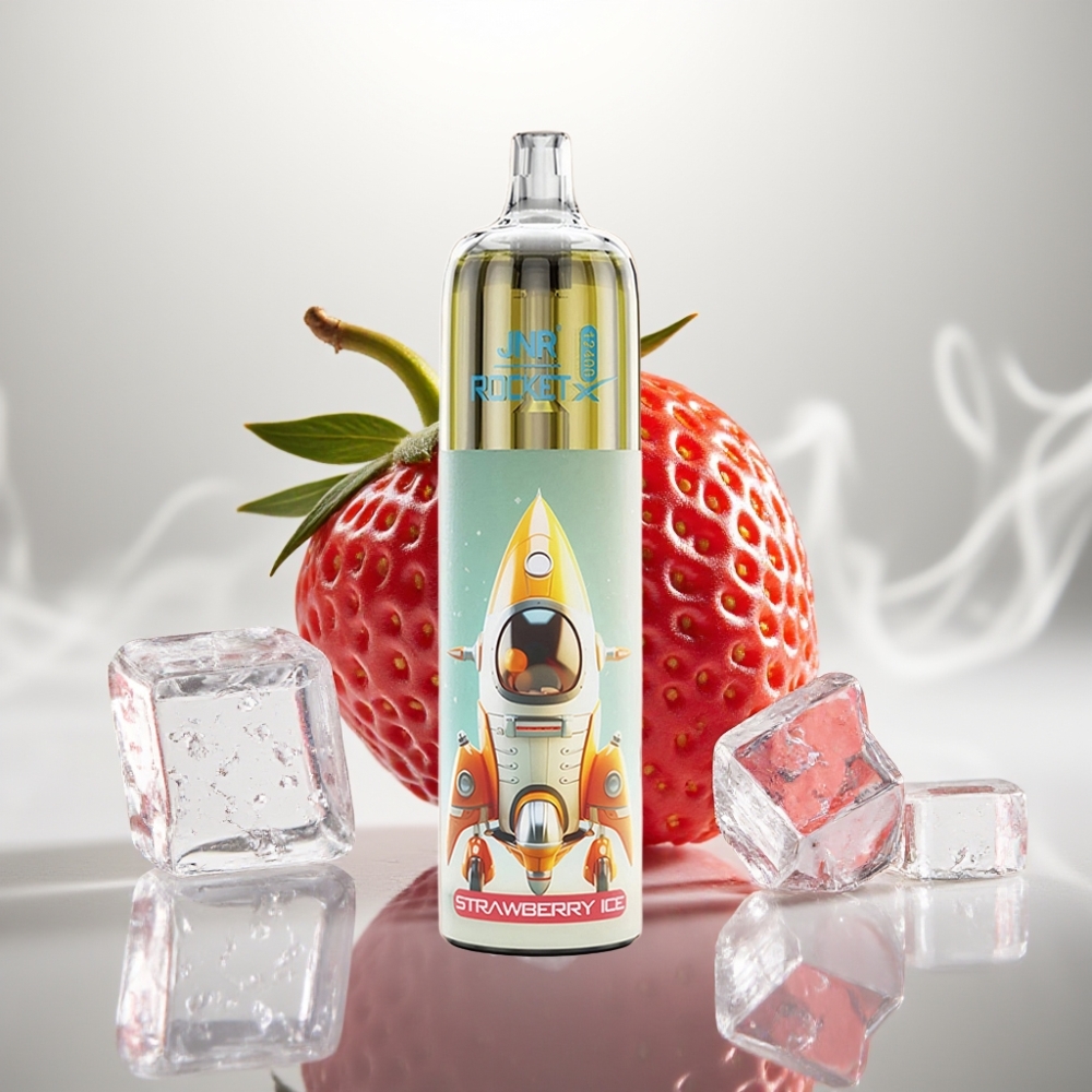 JNR Rocket-X 12400 Puffs Adjustable Airflow Mesh Coil Strawberry Ice