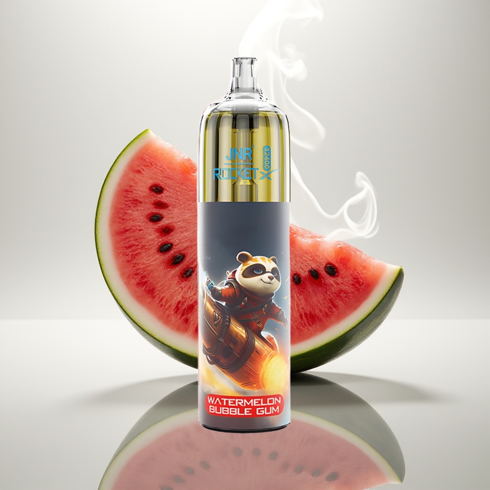JNR Rocket-X 12400 Puffs Adjustable Airflow Mesh Coil Watermelon Bubble Gum