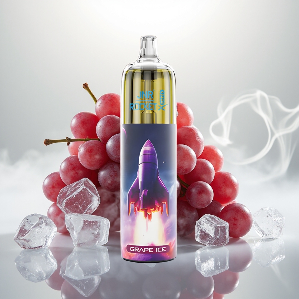 JNR Rocket-X 12400 Puffs Mesh Coil Grape Ice Disposable Vape