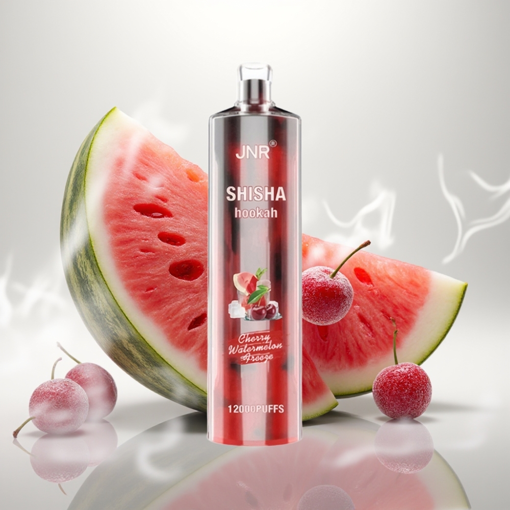 JNR Shisha Hookah 12000 Puffs 24ml 06 Ohm Cherry Watermelon Freeze