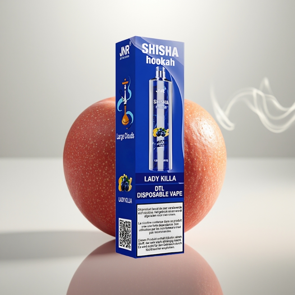 JNR Shisha Hookah 12000 Puffs 24ml 06 Ohm Mesh Lady Killa