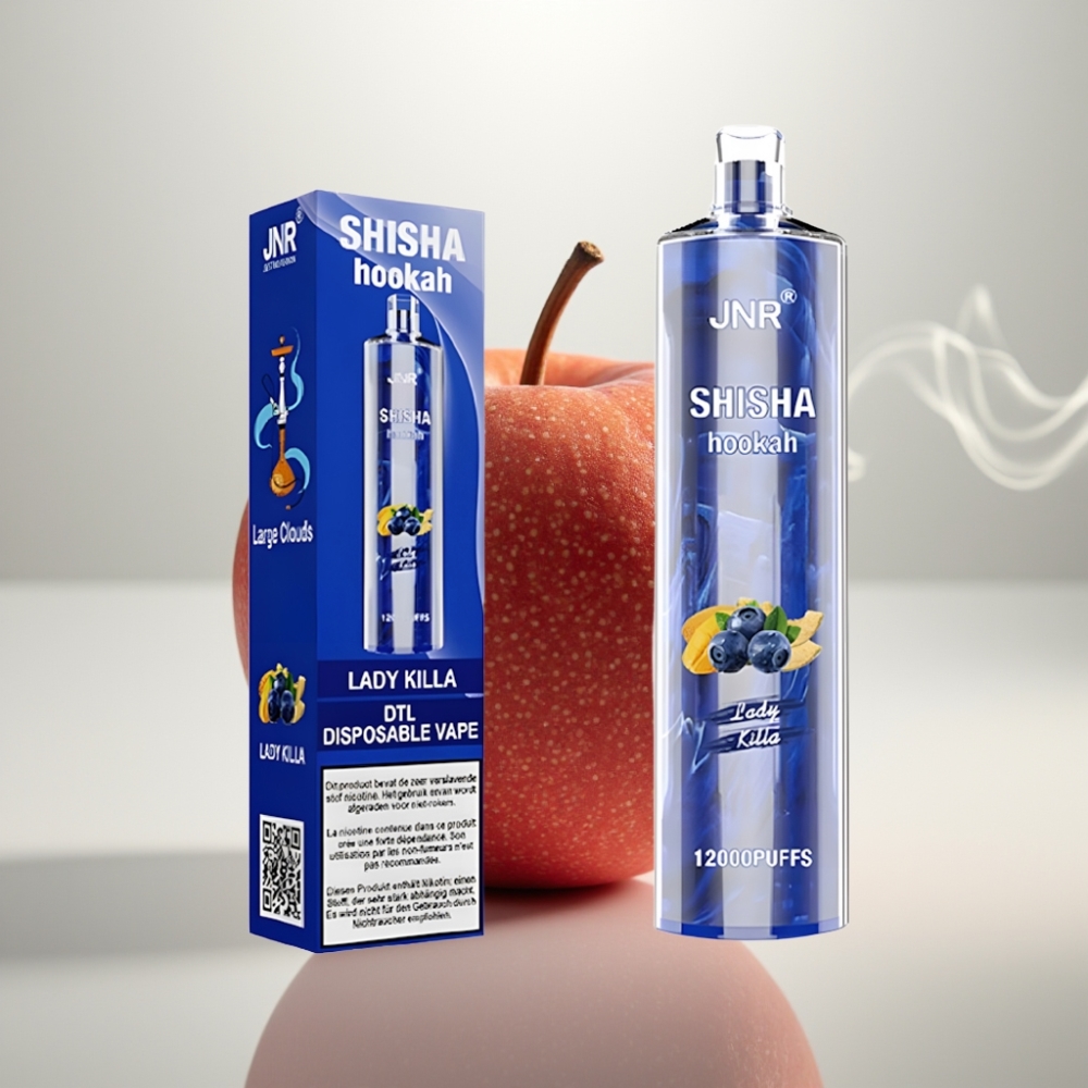 JNR Shisha Hookah 12000 Puffs 24ml 06 Ohm Mesh Lady Killa