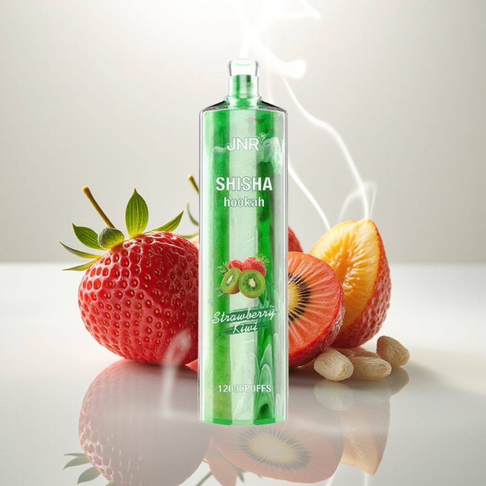 JNR Shisha Hookah 12000 Puffs 24ml 750mAh Type-C Strawberry Kiwi