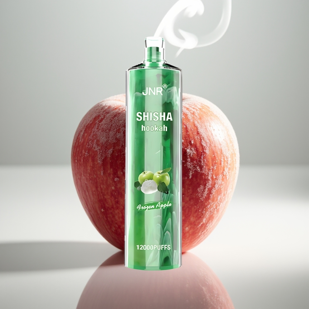 JNR Shisha Hookah 12000 Puffs 750mAh Frozen Apple Disposable Vape