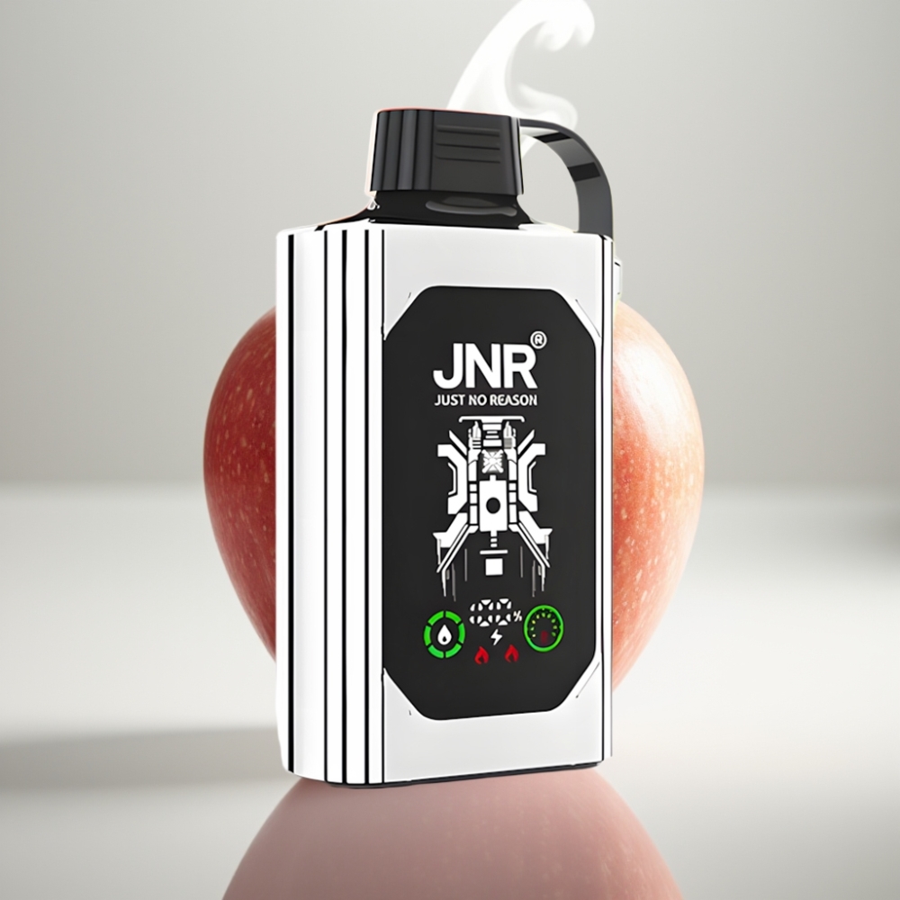 JNR Shisha Hookah Box 20500 Puffs HD Display Dual Mesh Core Double Apple