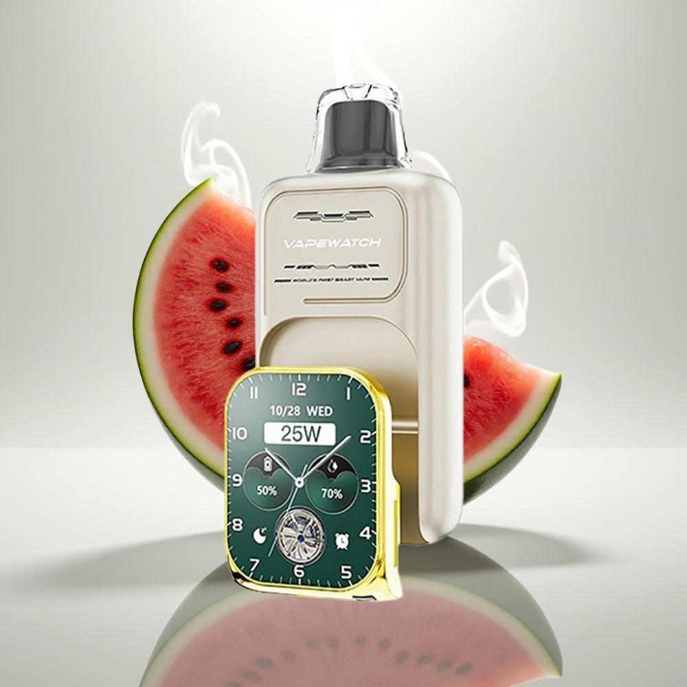 JNR VapeWatch 30000 Puffs 19mL Dual Mesh Watermelon Ice