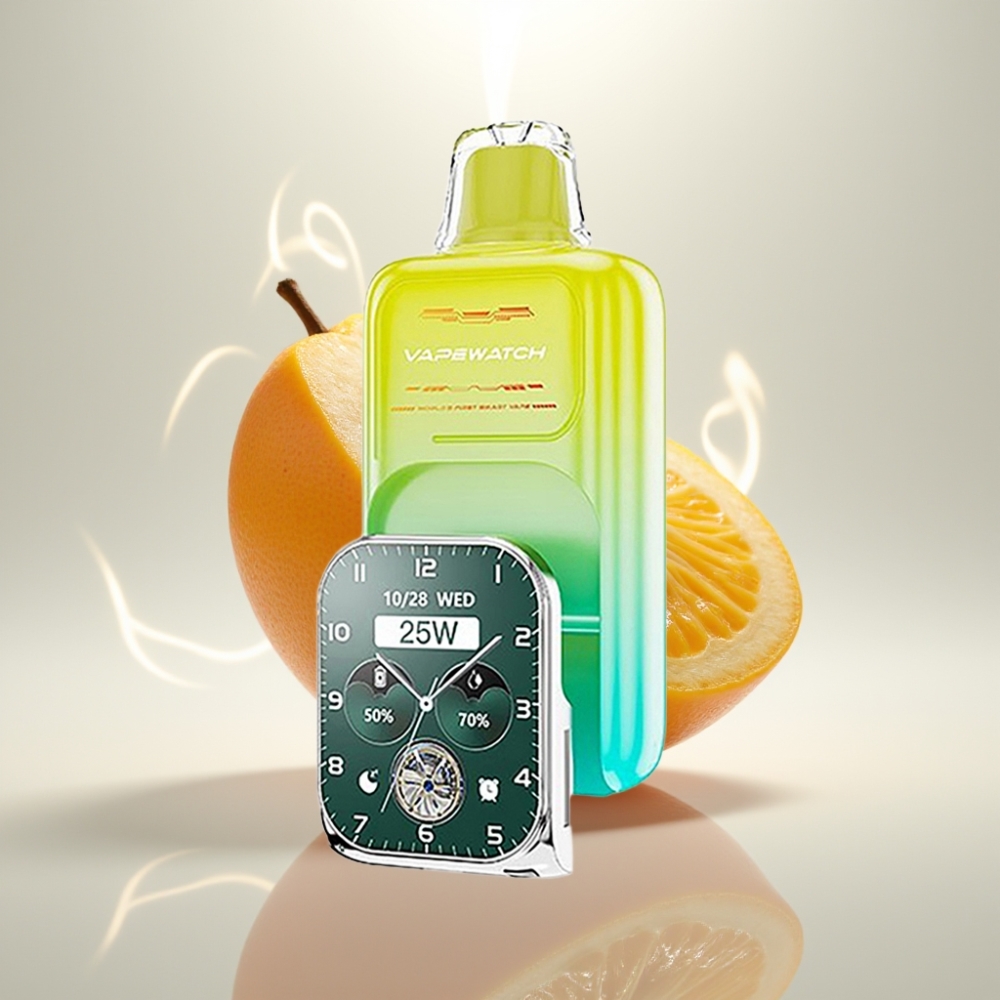 JNR VapeWatch 30000 Puffs Dual Mesh 19mL Orange Mango