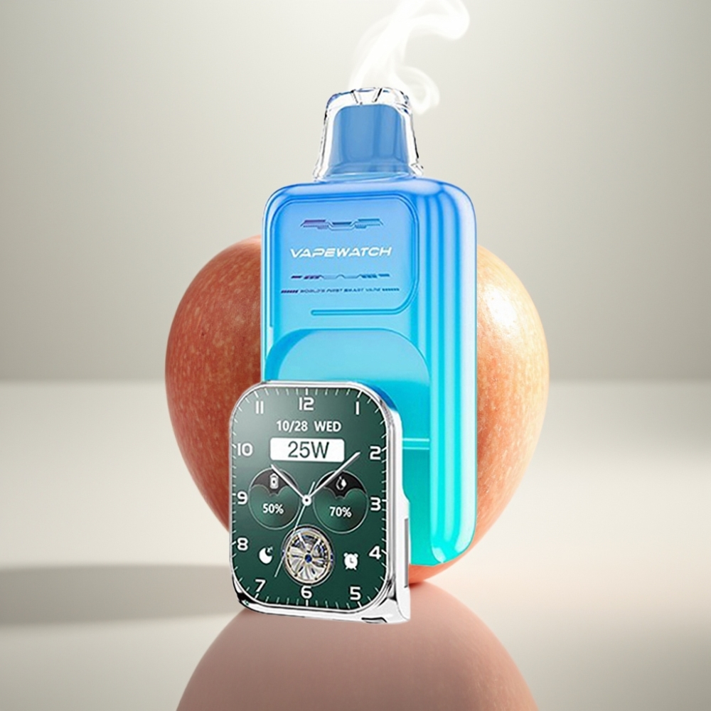 JNR VapeWatch 30000 Puffs Dual Mesh 19mL Sour Apple Ice