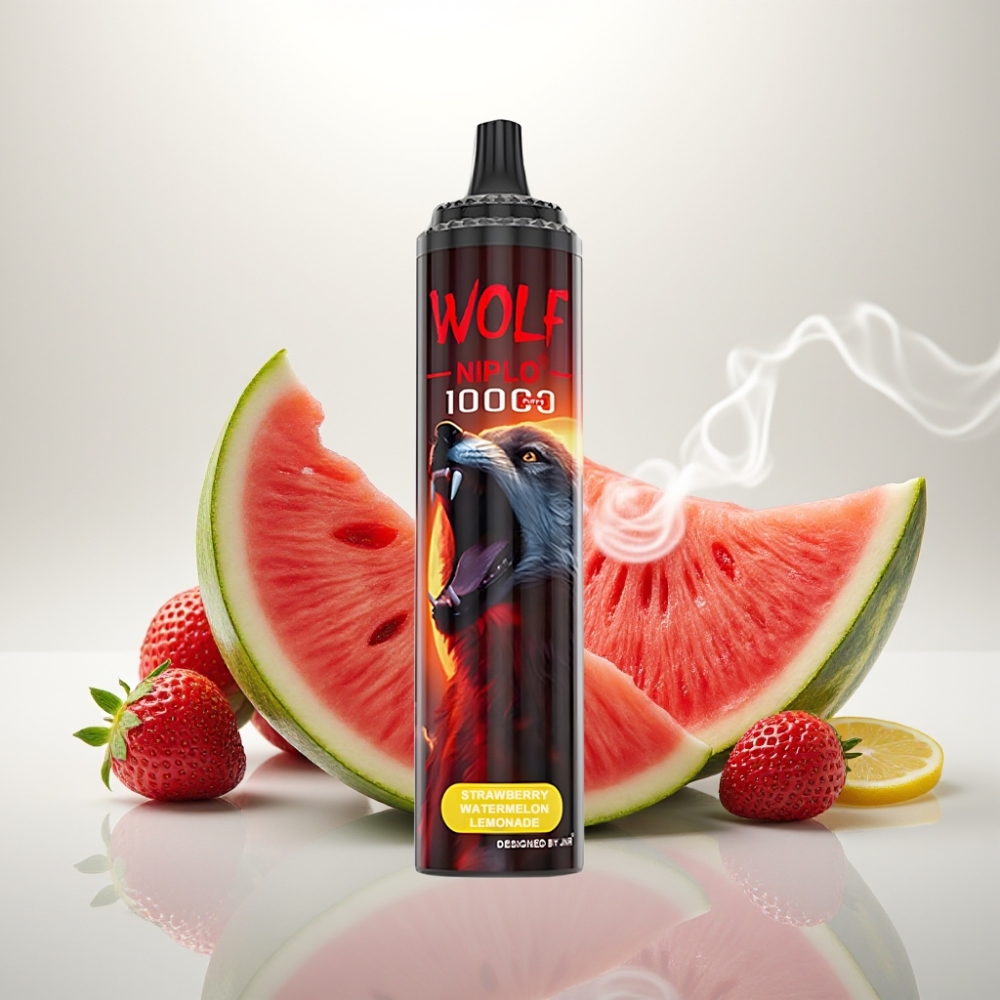 JNR Wolf Niplo 10000 Puffs 20ml 650mAh Strawberry Watermelon Lemonade