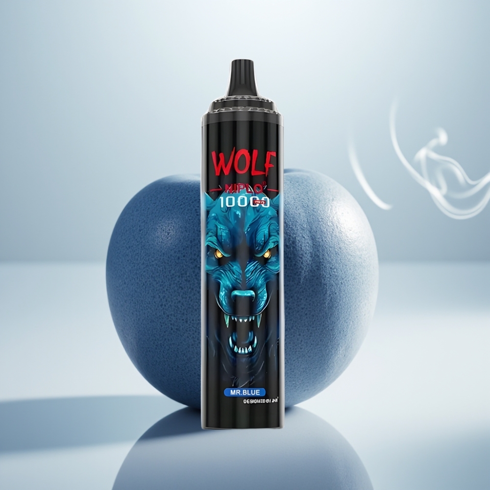 JNR Wolf Niplo 10000 Puffs 20ml Mesh 10 Ohm Mr Blue