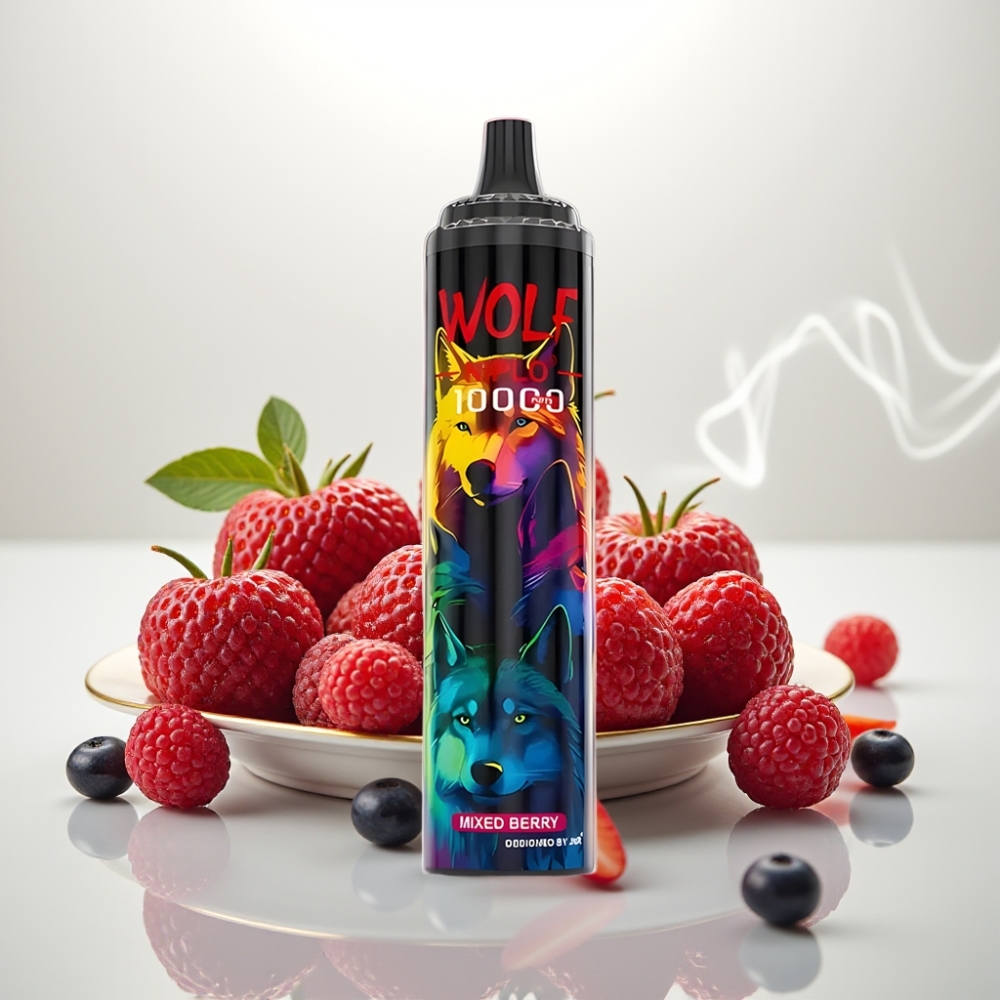 JNR Wolf Niplo 10000 Puffs 20ml Mesh Mixed Berry Disposable Vape