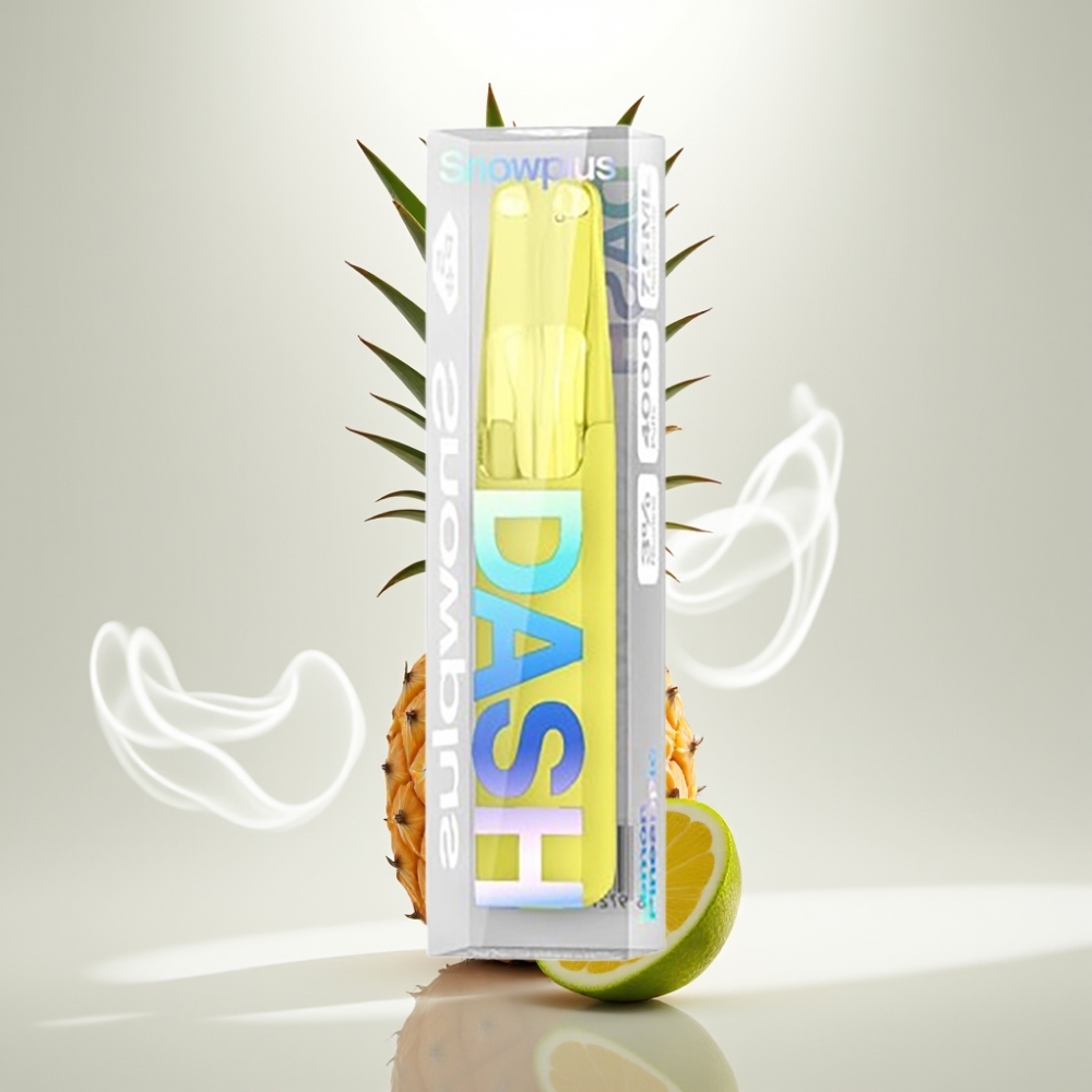 Snowplus Dash 4000 Puffs Ceramic 75ml Lemon Pineapple