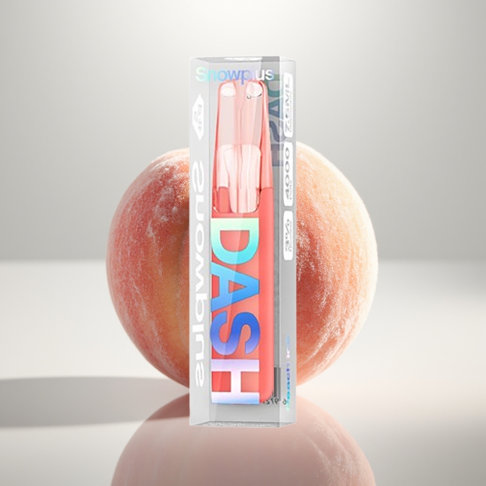 Snowplus Dash 4000 Puffs Ceramic 75ml Peach Ice