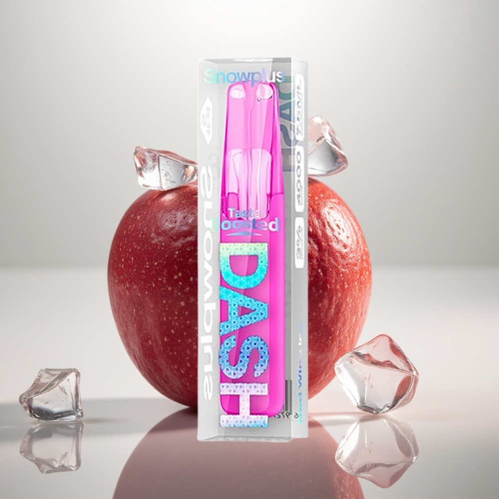 Snowplus Dash 4000 Puffs Ceramic Disposable Device Red Wine Ice