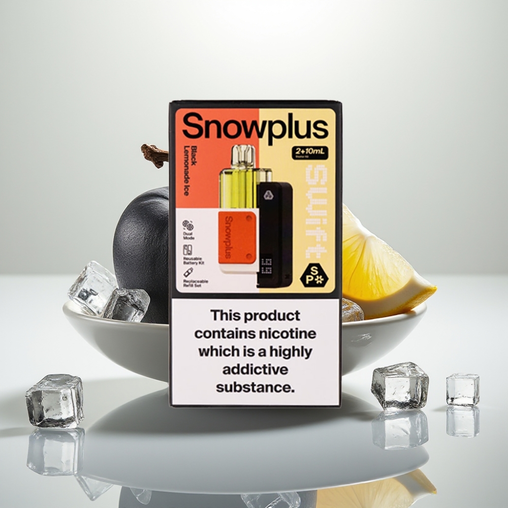 Snowplus Swift 5000 Puffs Dual Mesh Pod Kit Black Lemonade Ice