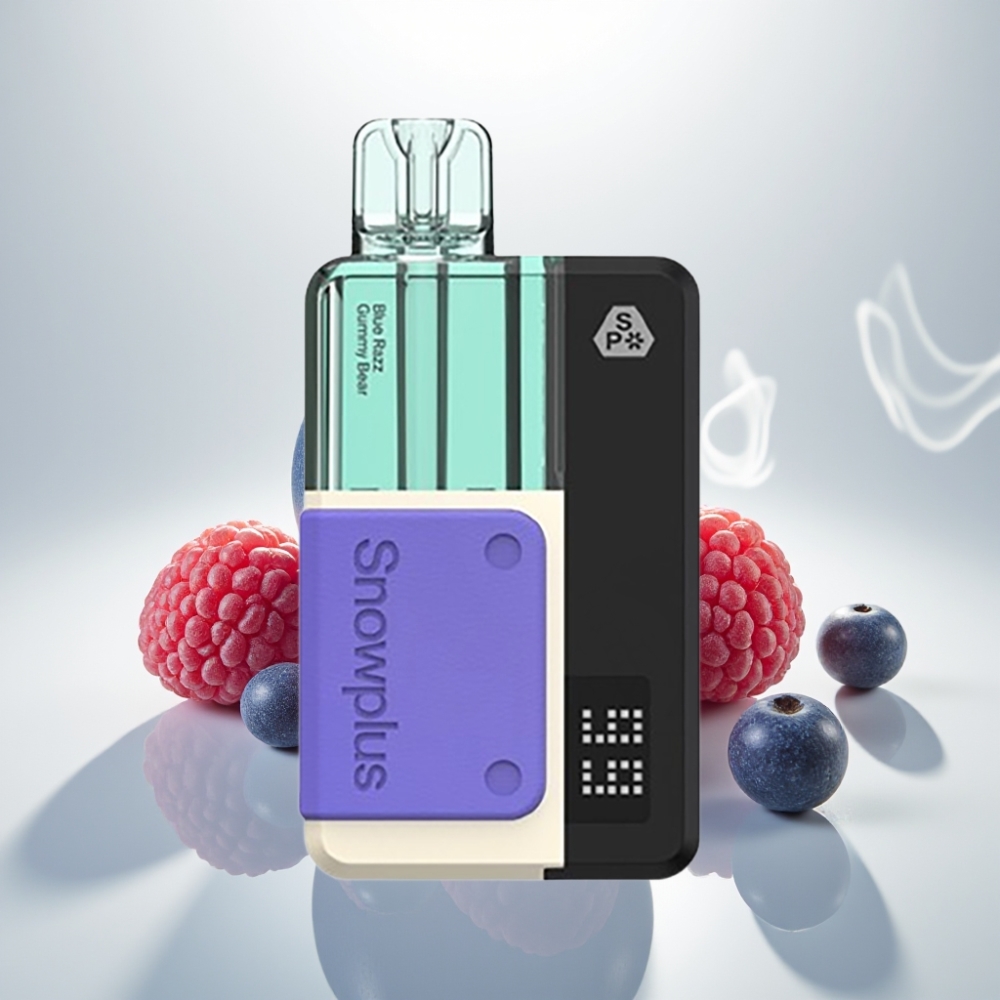 Snowplus Swift 5000 Puffs Dual Mesh Pod Kit Blue Razz Gummy Bear