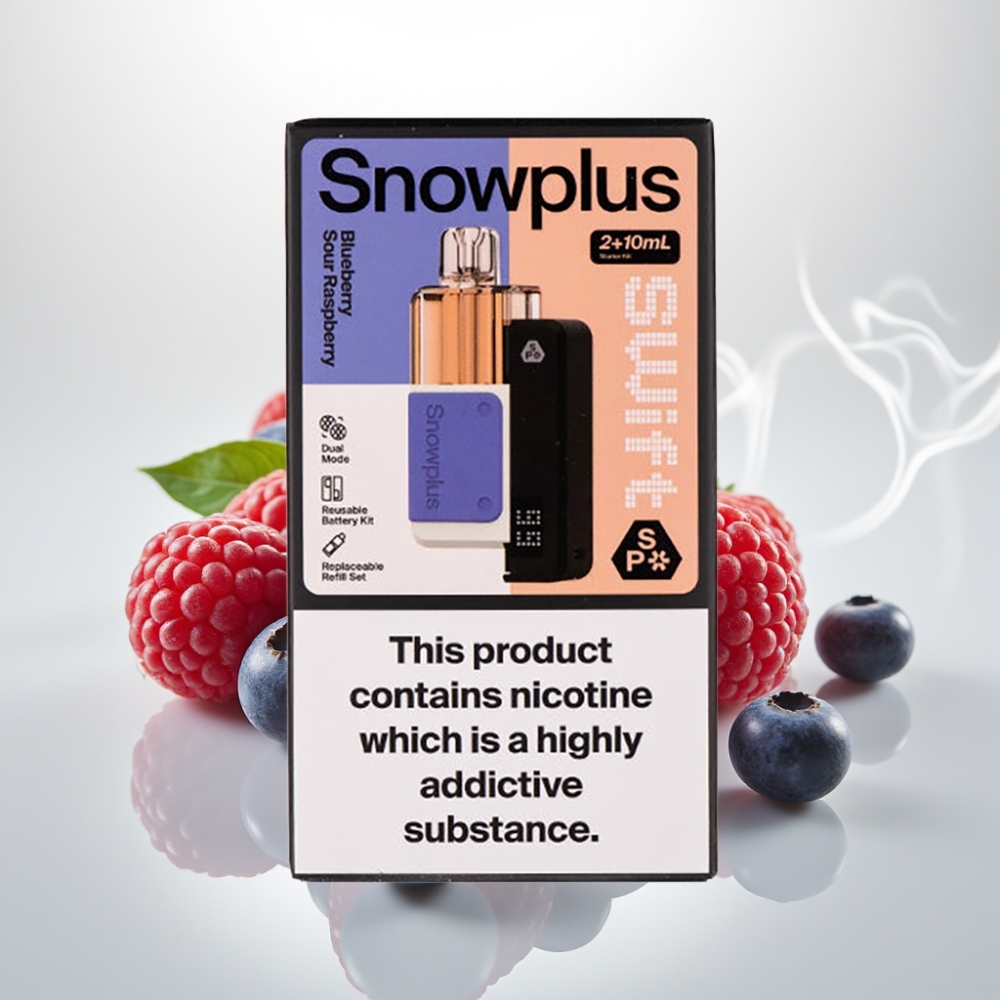 Snowplus Swift 5000 Puffs Dual Mesh Pod Kit Blueberry Sour Raspberry