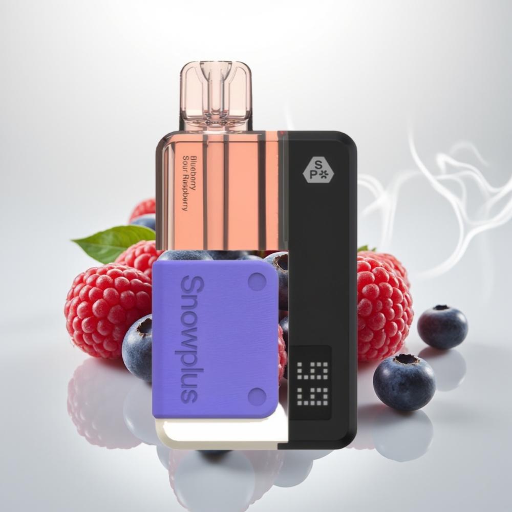 Snowplus Swift Pod Kit 15000 Puffs Dual Mesh Blueberry Sour Raspberry