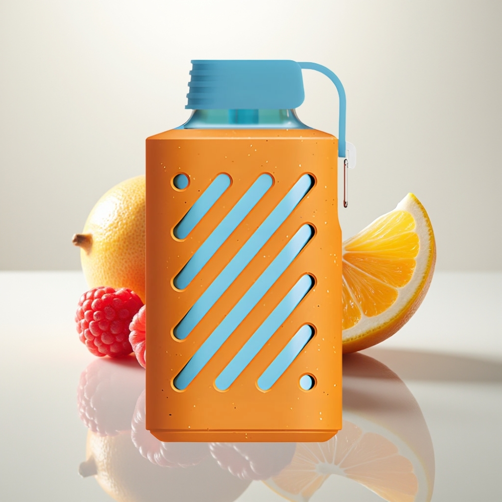 VOZOL GEAR 10000 Disposable Vape 65 PCR 20ml Raspberry Tangerine