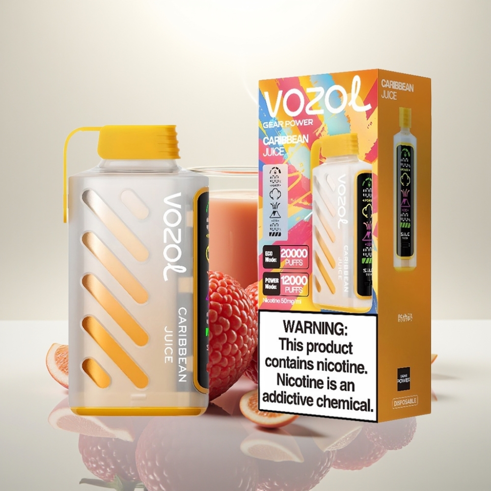VOZOL Gear Power 20000 Puffs Dual Mesh Coil Caribbean Juice