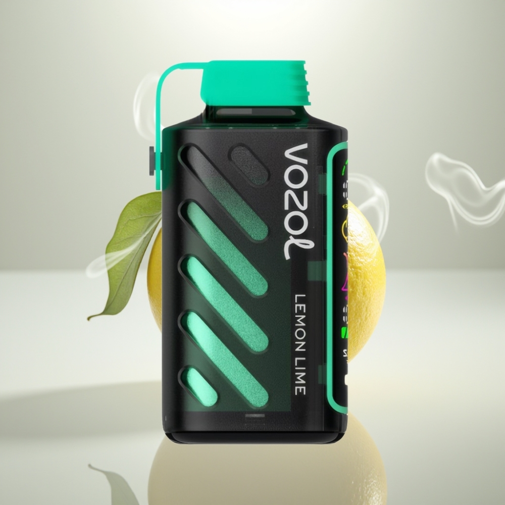 VOZOL Gear Power 20000 Puffs Dual Mesh Coil Full Screen Display Lemon Lime